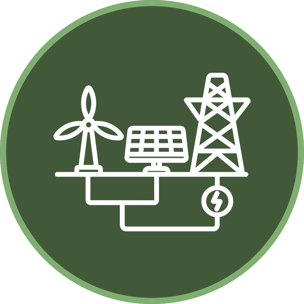 Research icon for energy